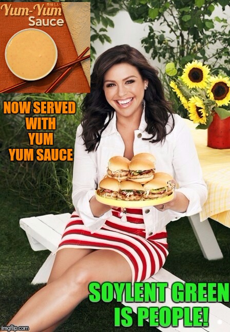 NOW SERVED WITH YUM YUM SAUCE | made w/ Imgflip meme maker