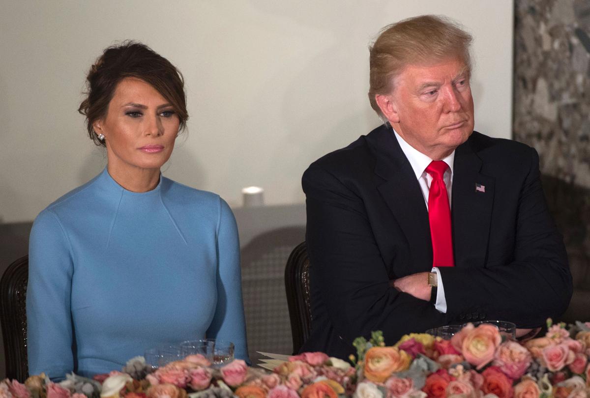 Melania & Donald Blank Meme Template