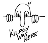 Kilroy strikes again! | image tagged in kilroy was here | made w/ Imgflip meme maker