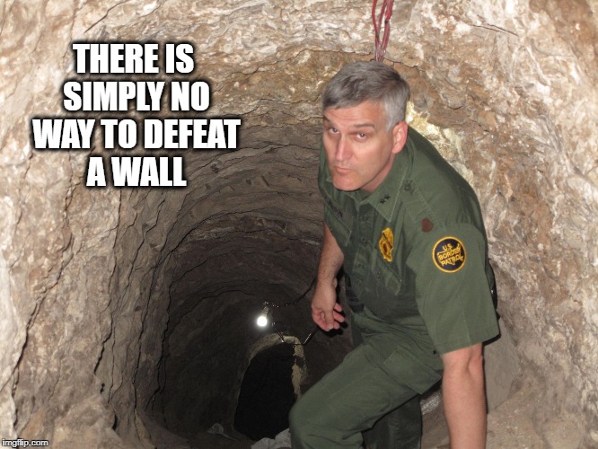 Tunnel | THERE IS SIMPLY NO WAY TO DEFEAT A WALL | image tagged in tunnel | made w/ Imgflip meme maker