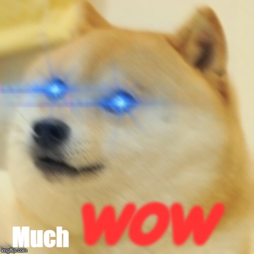 Much; WOW | made w/ Imgflip meme maker