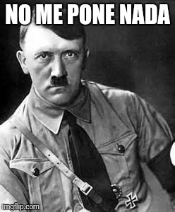 Adolf Hitler | NO ME PONE NADA | image tagged in adolf hitler | made w/ Imgflip meme maker