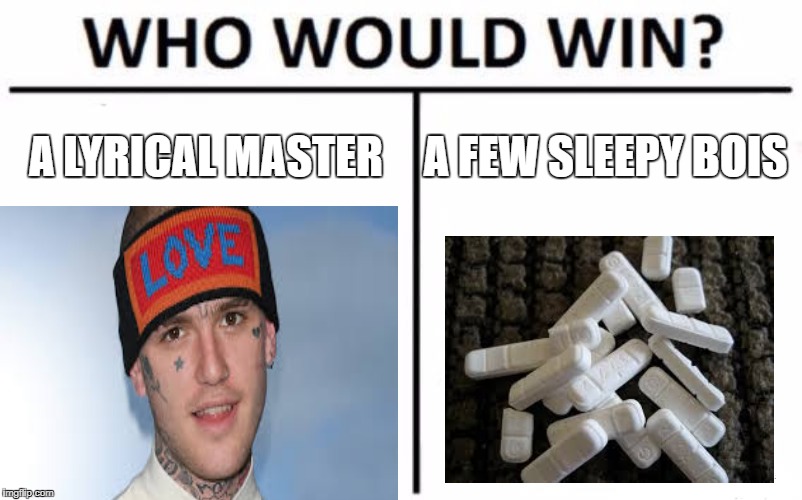 Who Would Win? Meme | A LYRICAL MASTER; A FEW SLEEPY BOIS | image tagged in memes,who would win,scumbag | made w/ Imgflip meme maker