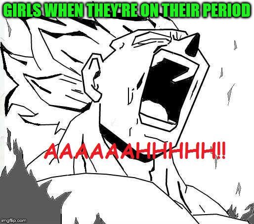 GIRLS WHEN THEY'RE ON THEIR PERIOD | made w/ Imgflip meme maker