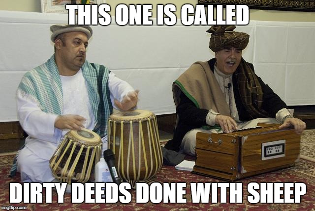 THIS ONE IS CALLED; DIRTY DEEDS DONE WITH SHEEP | image tagged in wrong | made w/ Imgflip meme maker