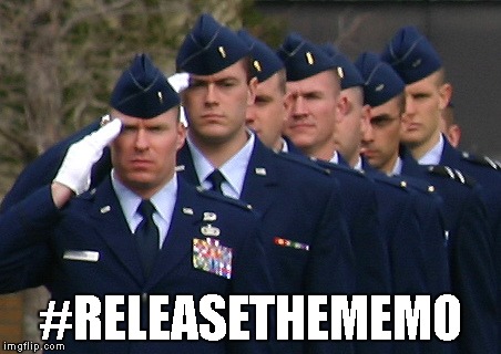 #RELEASETHEMEMO | image tagged in af salute | made w/ Imgflip meme maker