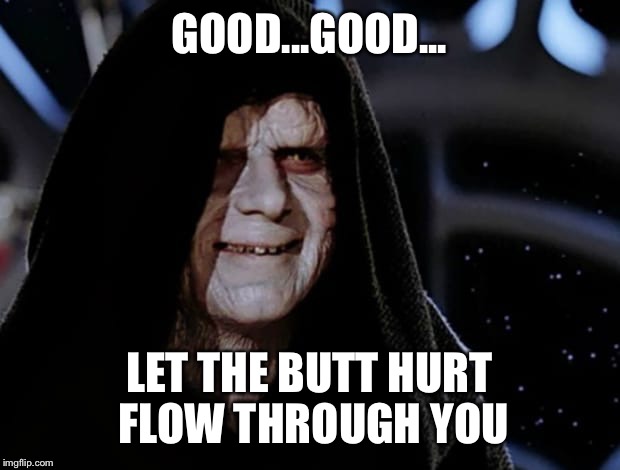 GOOD...GOOD... LET THE BUTT HURT FLOW THROUGH YOU | image tagged in pats haters butt hurt | made w/ Imgflip meme maker