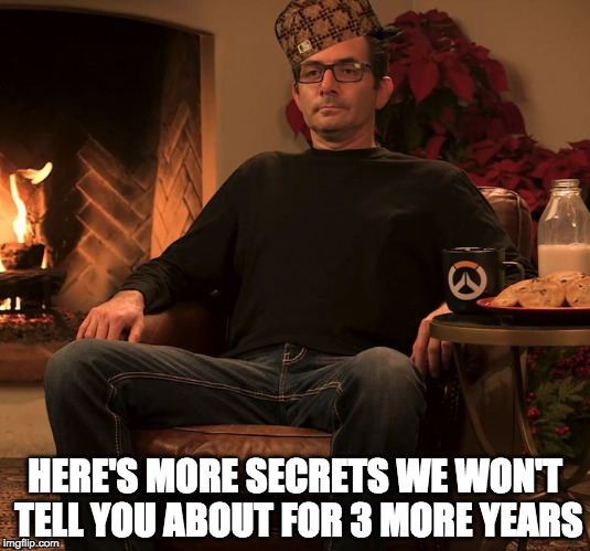 this happens every time I swear
 | HERE'S MORE SECRETS WE WON'T TELL YOU ABOUT FOR 3 MORE YEARS | image tagged in jeff from the overwatch team,scumbag | made w/ Imgflip meme maker