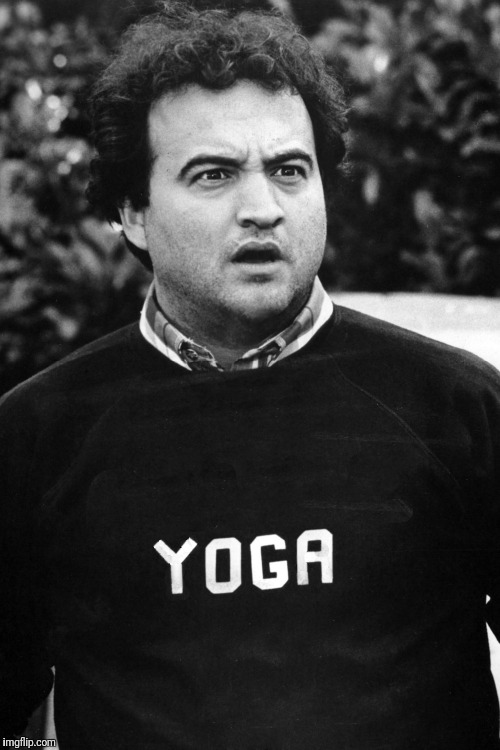 Animal House Yoga | . | image tagged in animal house yoga | made w/ Imgflip meme maker