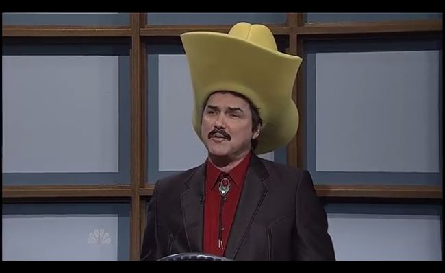 High Quality Burt Reynolds Funny Hat SNL Blank Meme Template