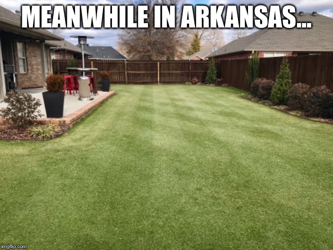 MEANWHILE IN ARKANSAS... | made w/ Imgflip meme maker