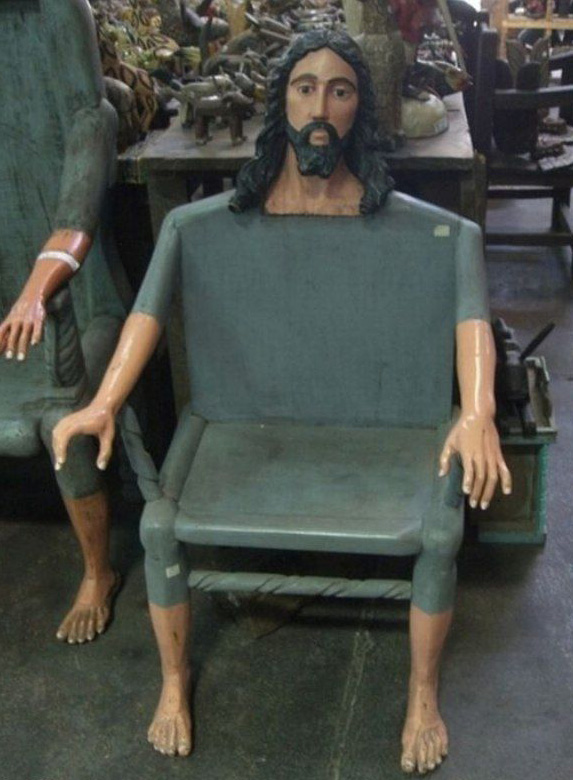 High Quality Jesus Chair Blank Meme Template