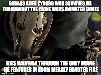 "general grievous, why you do me like that?" | image tagged in general grievous,star wars | made w/ Imgflip meme maker