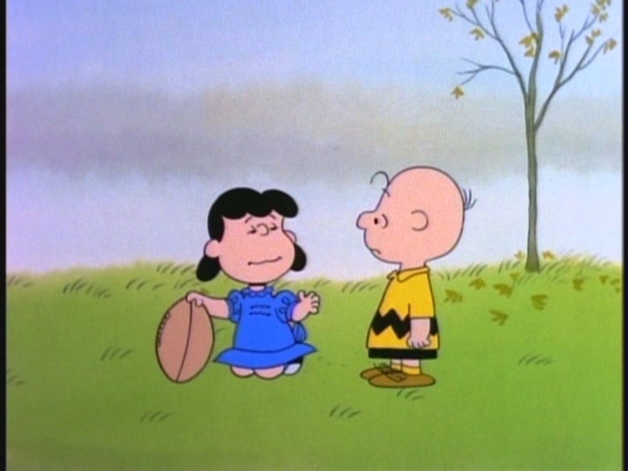 High Quality Lucy & Charlie Brown Blank Meme Template