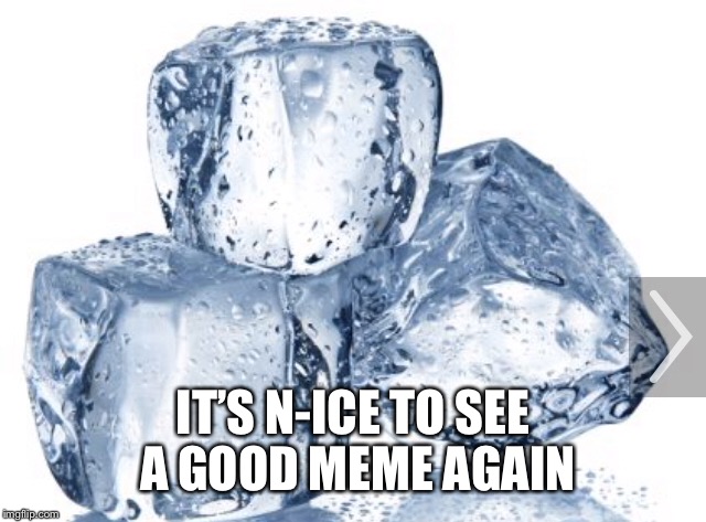 IT’S N-ICE TO SEE A GOOD MEME AGAIN | made w/ Imgflip meme maker