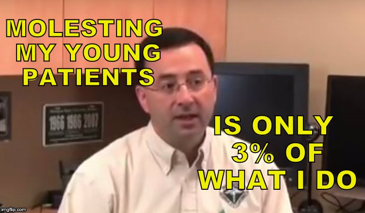MOLESTING MY YOUNG PATIENTS; IS ONLY 3% OF WHAT I DO | image tagged in planned parenthood | made w/ Imgflip meme maker