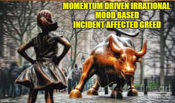 Stand Tall  | MOMENTUM DRIVEN IRRATIONAL MOOD BASED INCIDENT AFFECTED GREED | image tagged in stock market | made w/ Imgflip meme maker