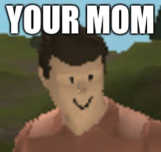Roblox Anthro | YOUR MOM | image tagged in roblox anthro | made w/ Imgflip meme maker