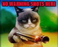 NO WARNING SHOTS HERE | made w/ Imgflip meme maker