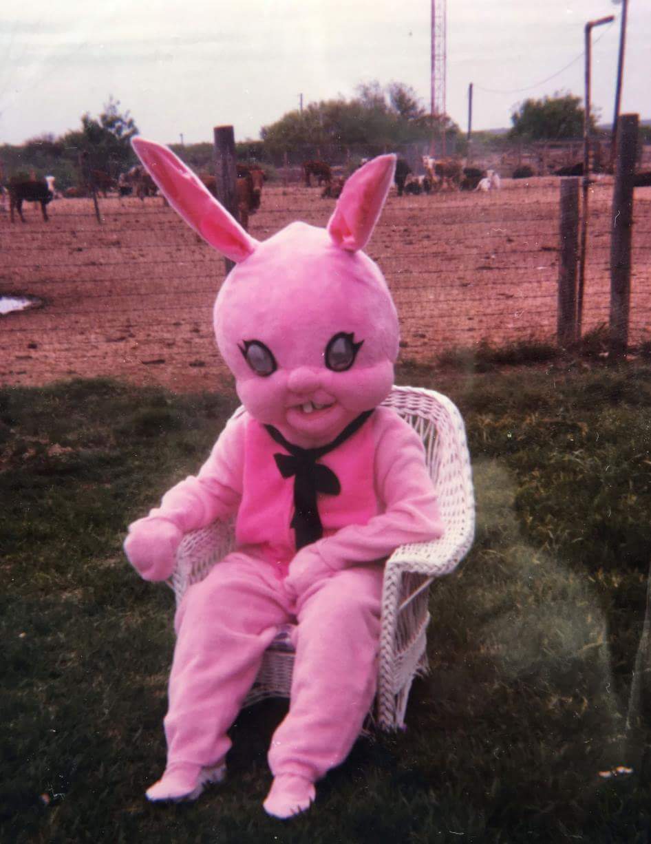 Creepy bunny Blank Meme Template