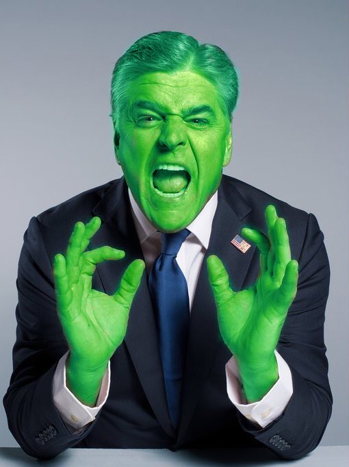 High Quality Green Hannity Blank Meme Template