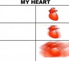 Expanding Heart Blank Meme Template
