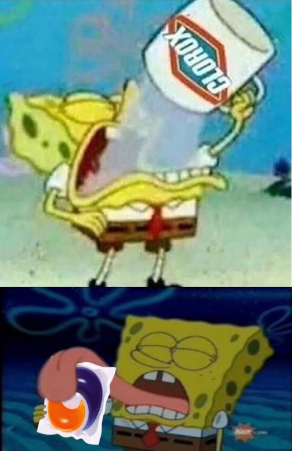 SpongeBob Tide Pods Blank Meme Template