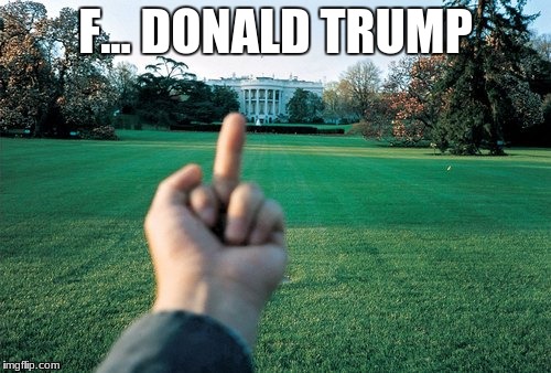 FU White House | F... DONALD TRUMP | image tagged in fu white house | made w/ Imgflip meme maker