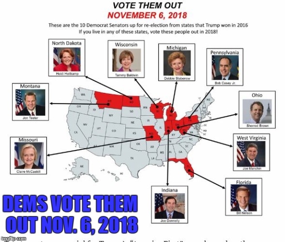 DEMS VOTE THEM OUT NOV. 6, 2018 | image tagged in demsvotethemout | made w/ Imgflip meme maker