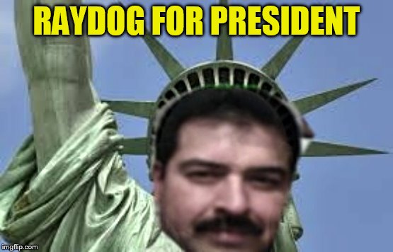 Raydog For President  | RAYDOG FOR PRESIDENT | image tagged in raydog for president | made w/ Imgflip meme maker