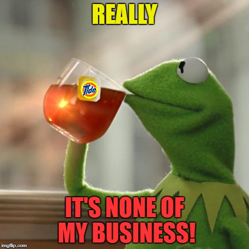 But That's None Of My Business Meme | REALLY IT'S NONE OF MY BUSINESS! | image tagged in memes,but thats none of my business,kermit the frog | made w/ Imgflip meme maker