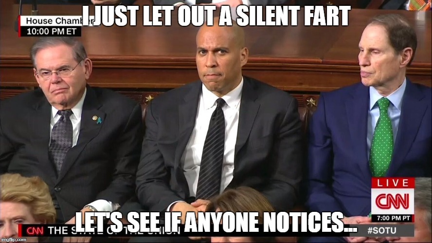 I JUST LET OUT A SILENT FART; LET'S SEE IF ANYONE NOTICES... | made w/ Imgflip meme maker