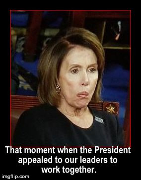 image tagged in pelosi has a moment | made w/ Imgflip meme maker
