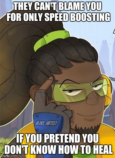 i guess this might be the first lucio meme ¯_ ಠ╭╮ಠ _/¯ |  THEY CAN'T BLAME YOU FOR ONLY SPEED BOOSTING; IF YOU PRETEND YOU DON'T KNOW HOW TO HEAL | image tagged in roll safe think about it,you can't if you don't,lucio,overwatch memes,overwatch,memes | made w/ Imgflip meme maker