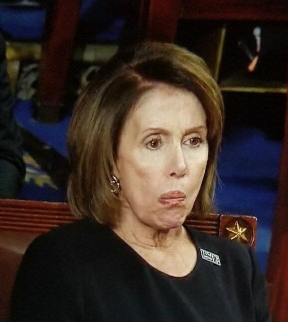 High Quality Pelosi in need of Poligrip Blank Meme Template