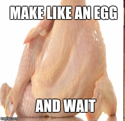 MAKE LIKE AN EGG AND WAIT | made w/ Imgflip meme maker