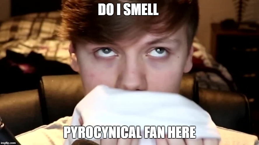 DO I SMELL PYROCYNICAL FAN HERE | made w/ Imgflip meme maker