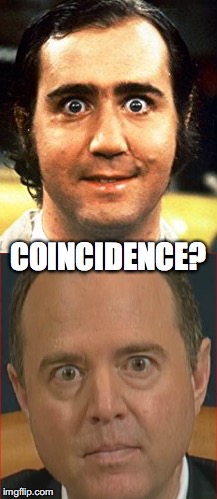 Kaufman-Schiff Coincidence? | COINCIDENCE? | image tagged in shiff,democrats,mistaken identity | made w/ Imgflip meme maker