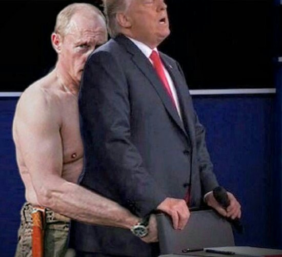 High Quality Putin/Trump Blank Meme Template