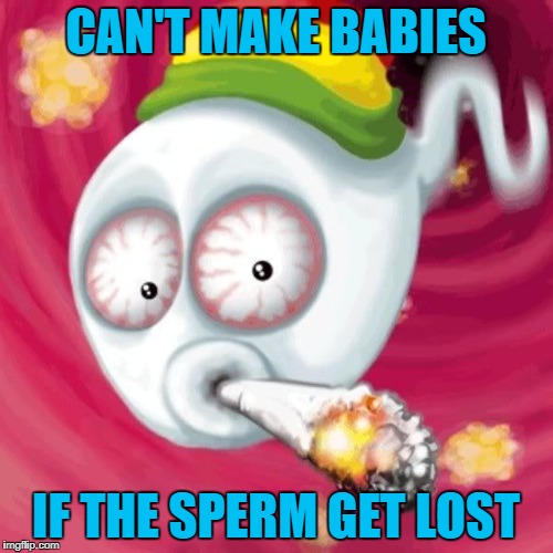 CAN'T MAKE BABIES IF THE SPERM GET LOST | made w/ Imgflip meme maker