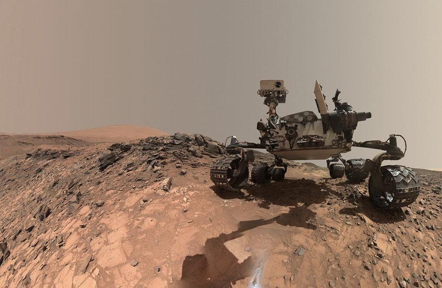 High Quality Curiosity Rover Selfie Blank Meme Template