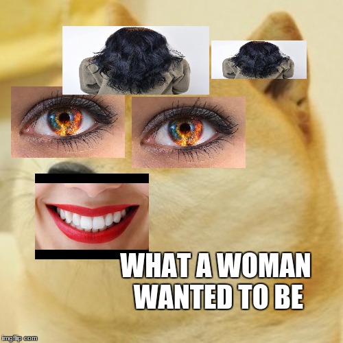 Doge Meme | WHAT A WOMAN WANTED TO BE | image tagged in memes,doge | made w/ Imgflip meme maker