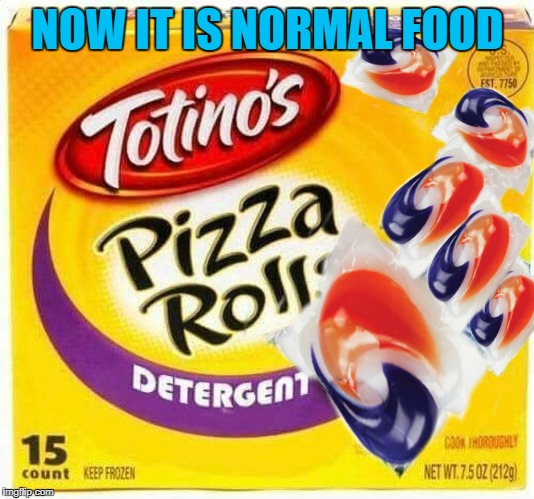NOW IT IS NORMAL FOOD | made w/ Imgflip meme maker