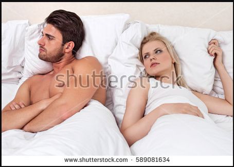 man and woman in bed Blank Meme Template