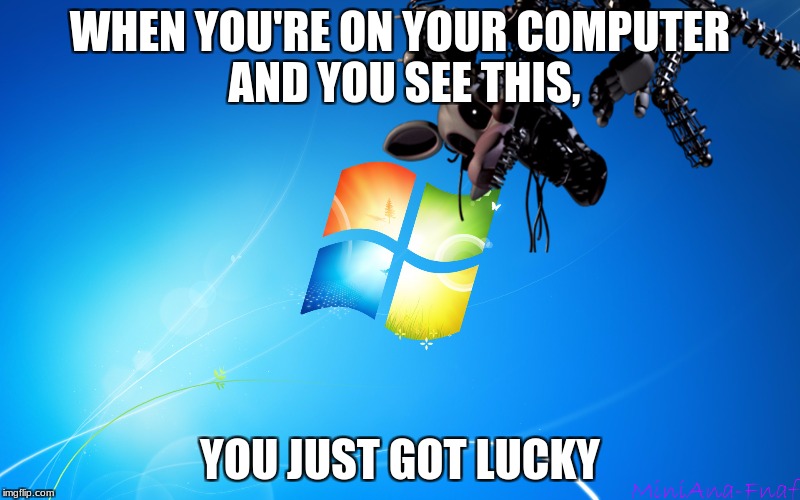 This Was My Very First Meme...
(10k Points Special) | WHEN YOU'RE ON YOUR COMPUTER AND YOU SEE THIS, YOU JUST GOT LUCKY | image tagged in first meme,memes | made w/ Imgflip meme maker