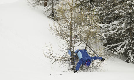 Skiing accident Blank Meme Template