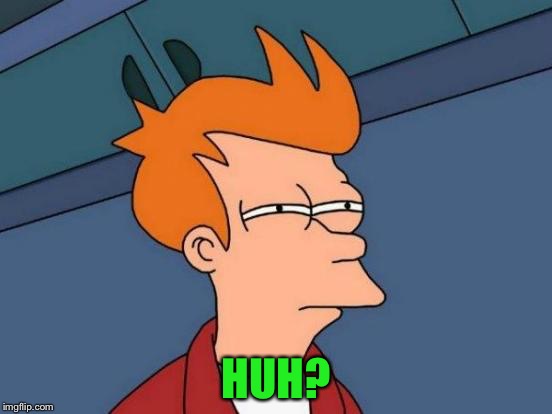 Futurama Fry Meme | HUH? | image tagged in memes,futurama fry | made w/ Imgflip meme maker
