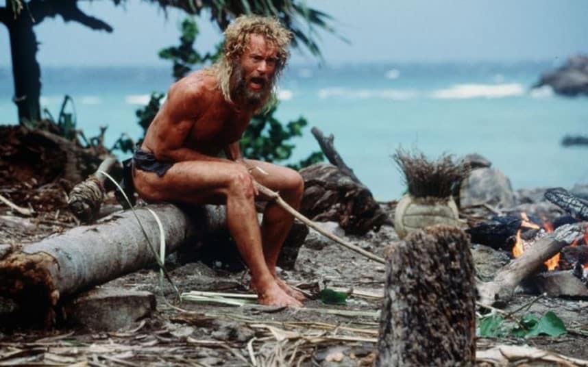 cast away wilson Blank Meme Template