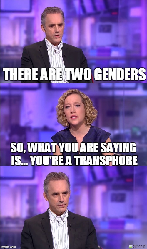 So what you’re saying | THERE ARE TWO GENDERS; SO, WHAT YOU ARE SAYING IS... YOU'RE A TRANSPHOBE | image tagged in so what youre saying | made w/ Imgflip meme maker