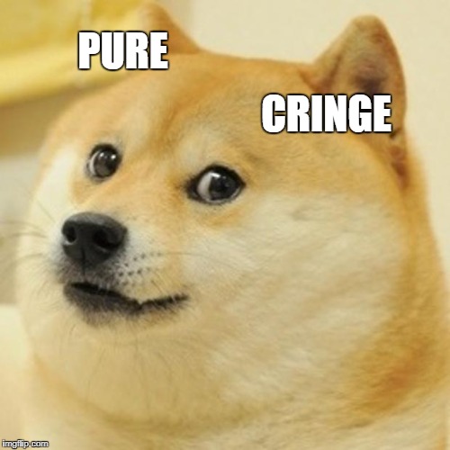Doge Meme | PURE CRINGE | image tagged in memes,doge | made w/ Imgflip meme maker
